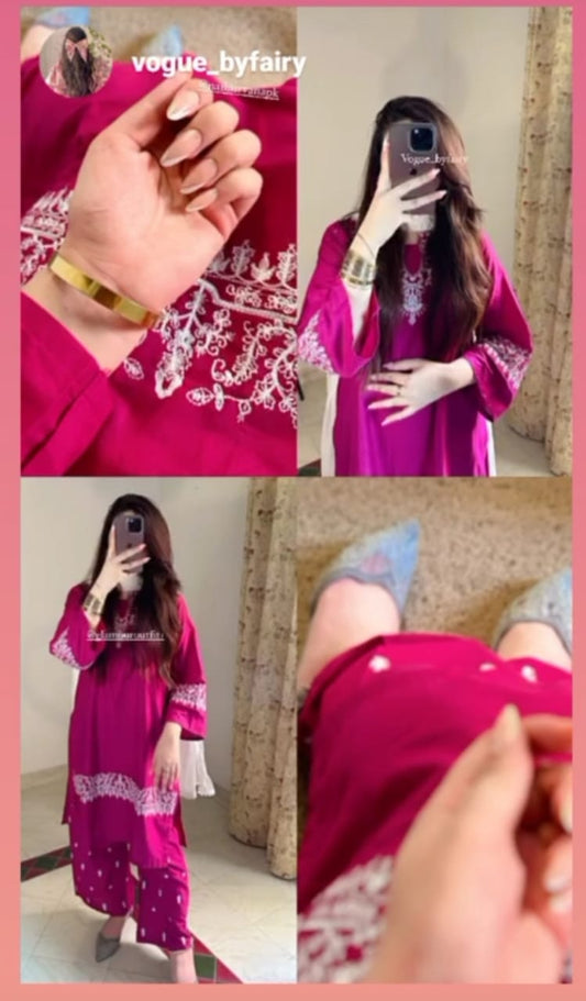 BAHAAR COTTON LAWN Embroidery 2PC Stitched