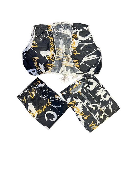 Classic Jacket Style Three-Piece Dress Stitched For girls