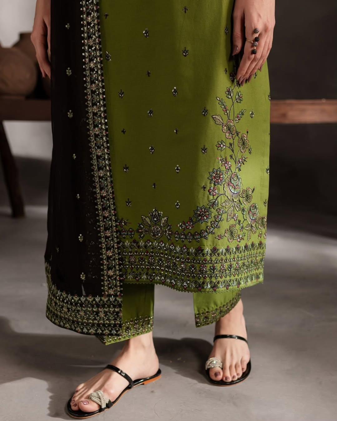 ADAAB LAWN EMB 3PC STITCHED FOR GIRLS