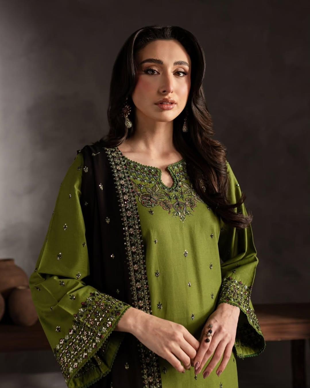ADAAB LAWN EMB 3PC STITCHED FOR GIRLS