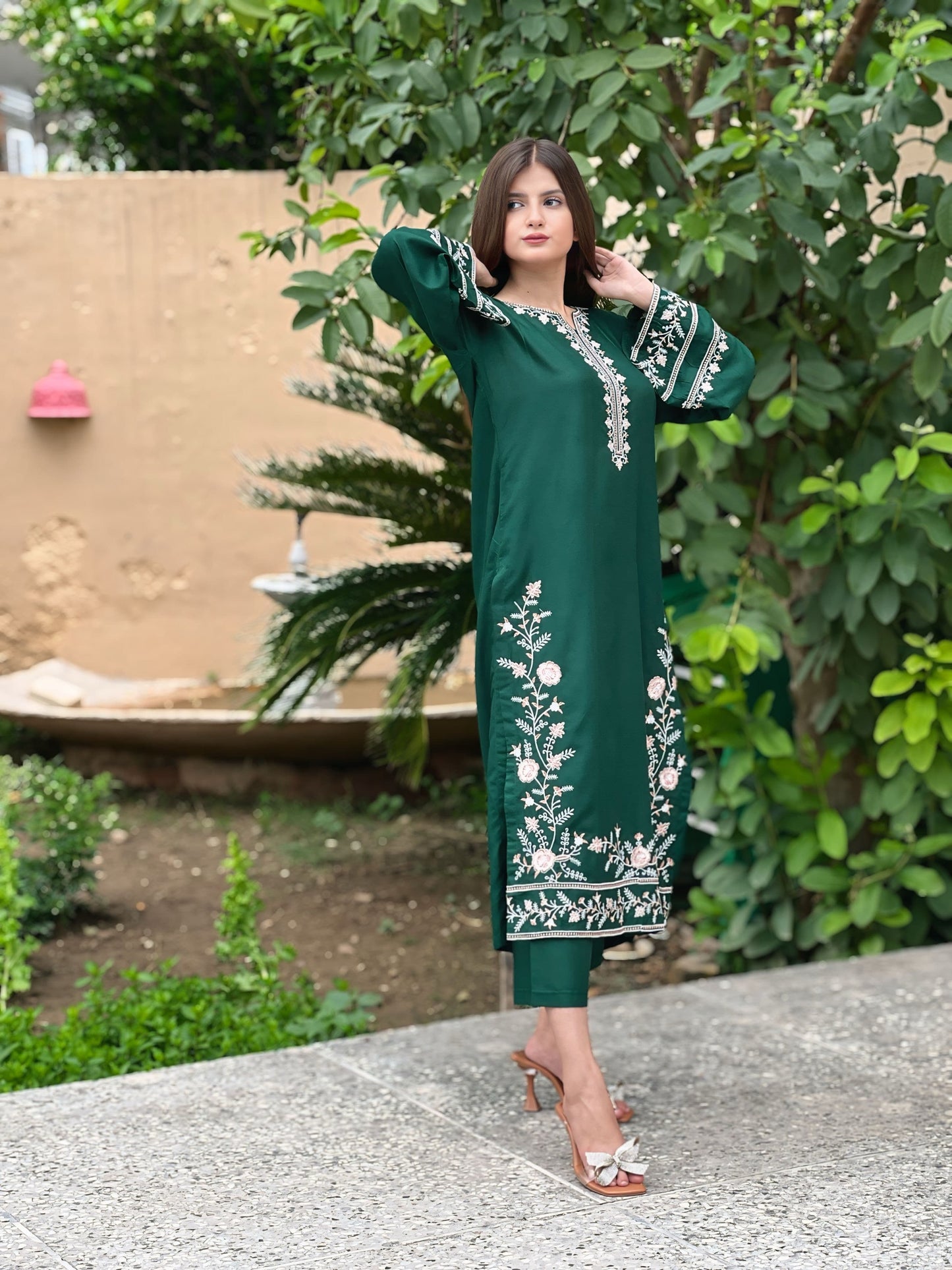 ADAAB EMB 2PC STITCHED FOR GIRLS