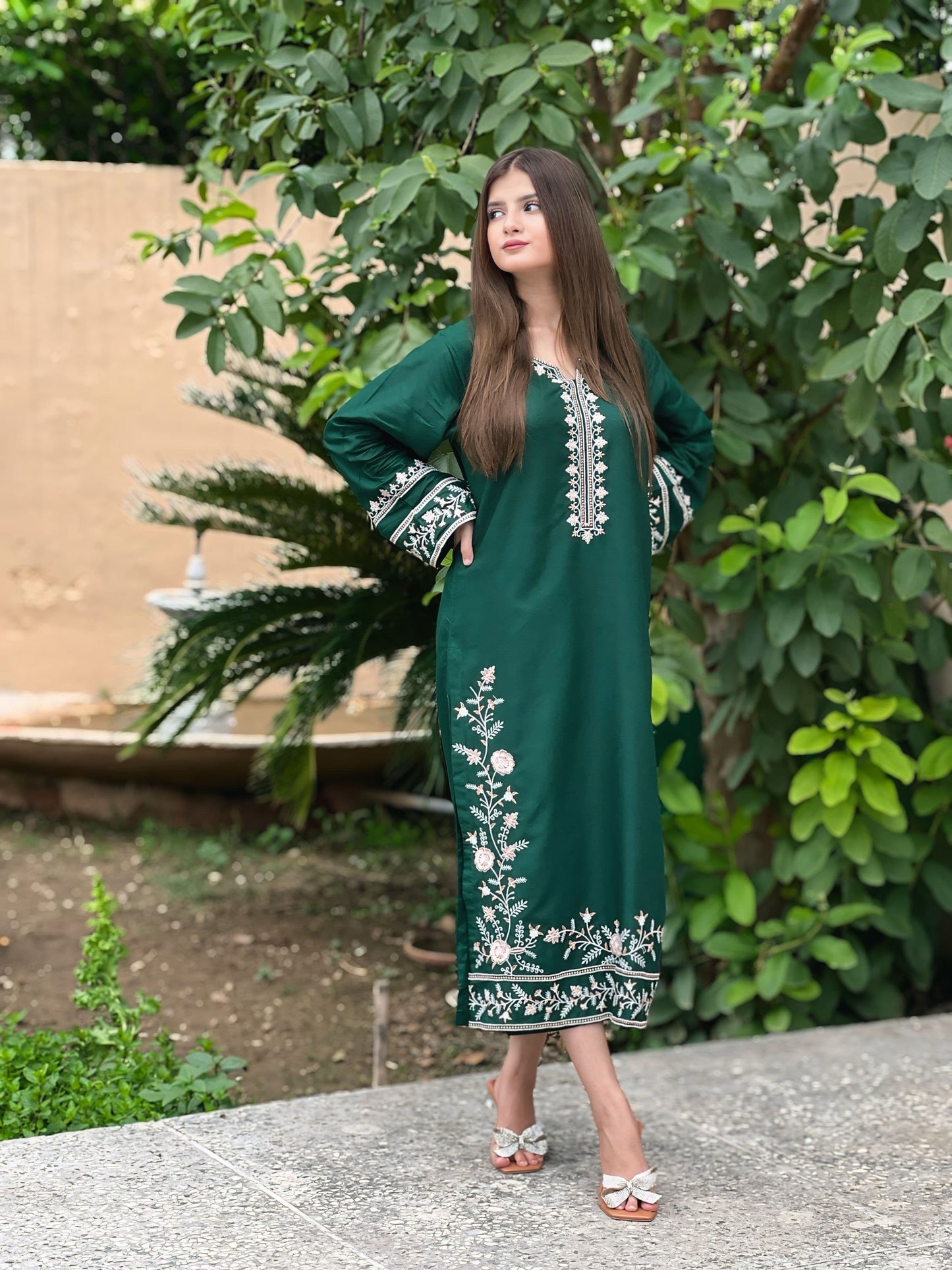 ADAAB EMB 2PC STITCHED FOR GIRLS