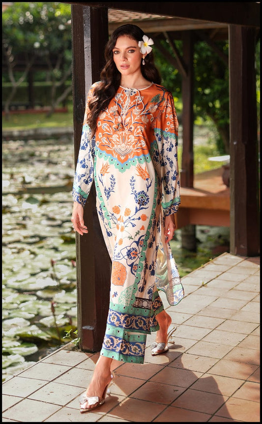 AMBER BLOOM CO-ORD SET STITCHED FOR GIRLS