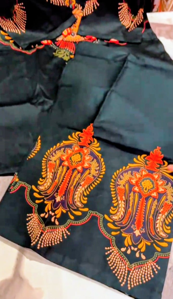 ZAUQ 3PC SUIT STITCHED FOR GIRLS