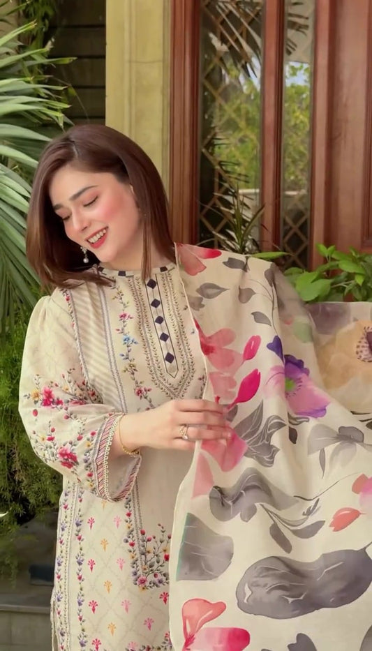 ANNI 3PC SUITE STITCHED FOR GIRLS