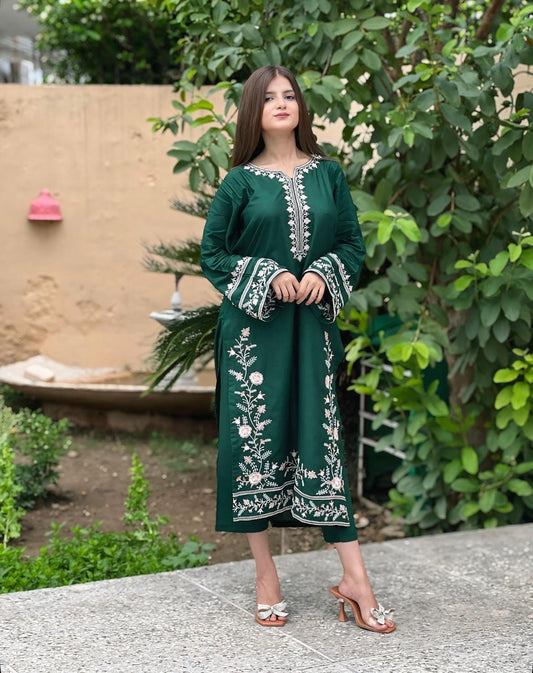 ADAAB EMB 2PC STITCHED FOR GIRLS