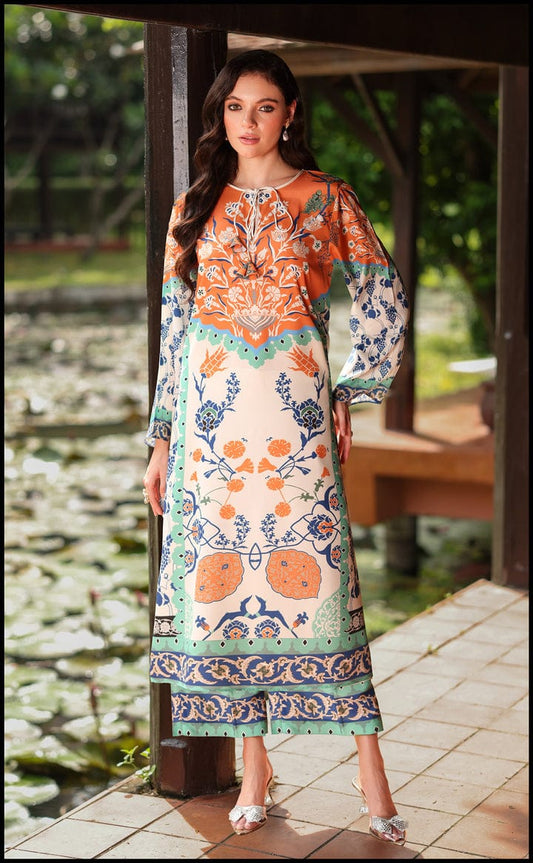 AMBER BLOOM CO-ORD SET STITCHED FOR GIRLS
