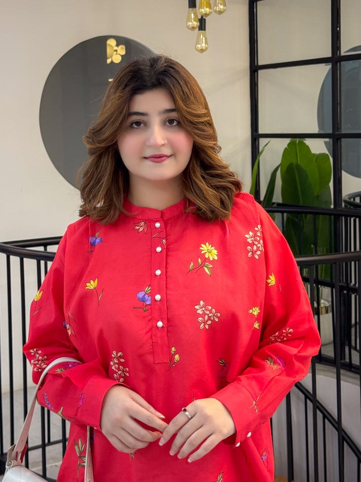 FLORAL BENZY (FARSHI) CO-ORD SET STITCHED
