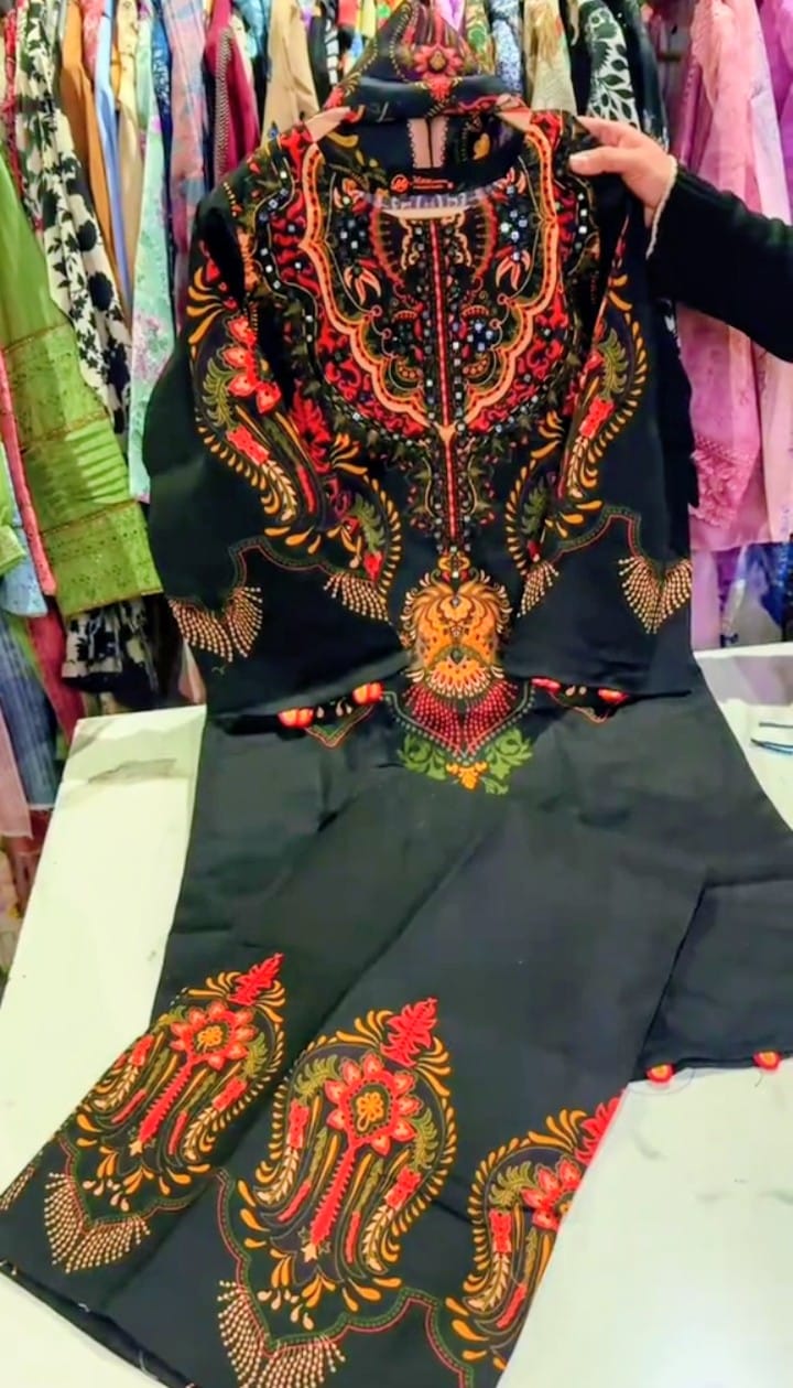 ZAUQ 3PC SUIT  STITCHED FOR GIRLS