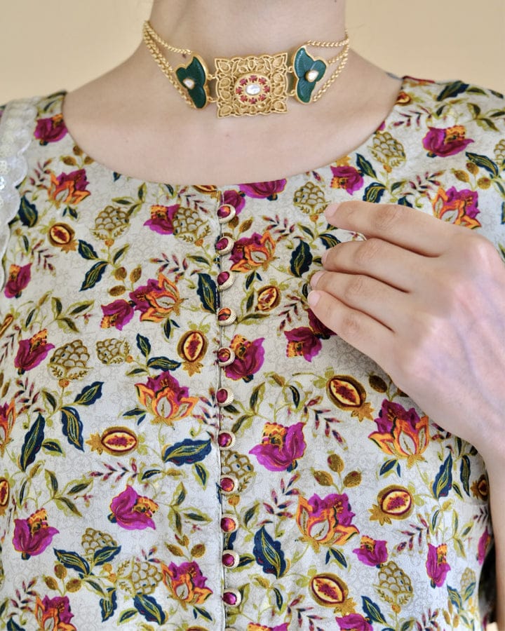 HADIQAA 3PC SUITE STITCHED FOR GIRLS