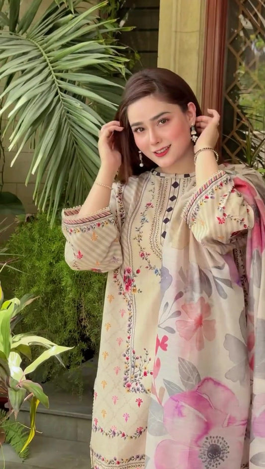 ANNI 3PC SUITE STITCHED FOR GIRLS