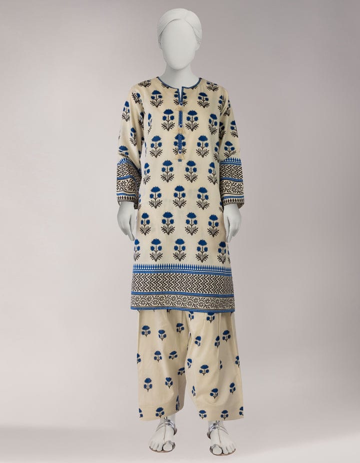FARWA FARSHI SHALWAR CO-ORD SET STITCHED FOR GIRLS