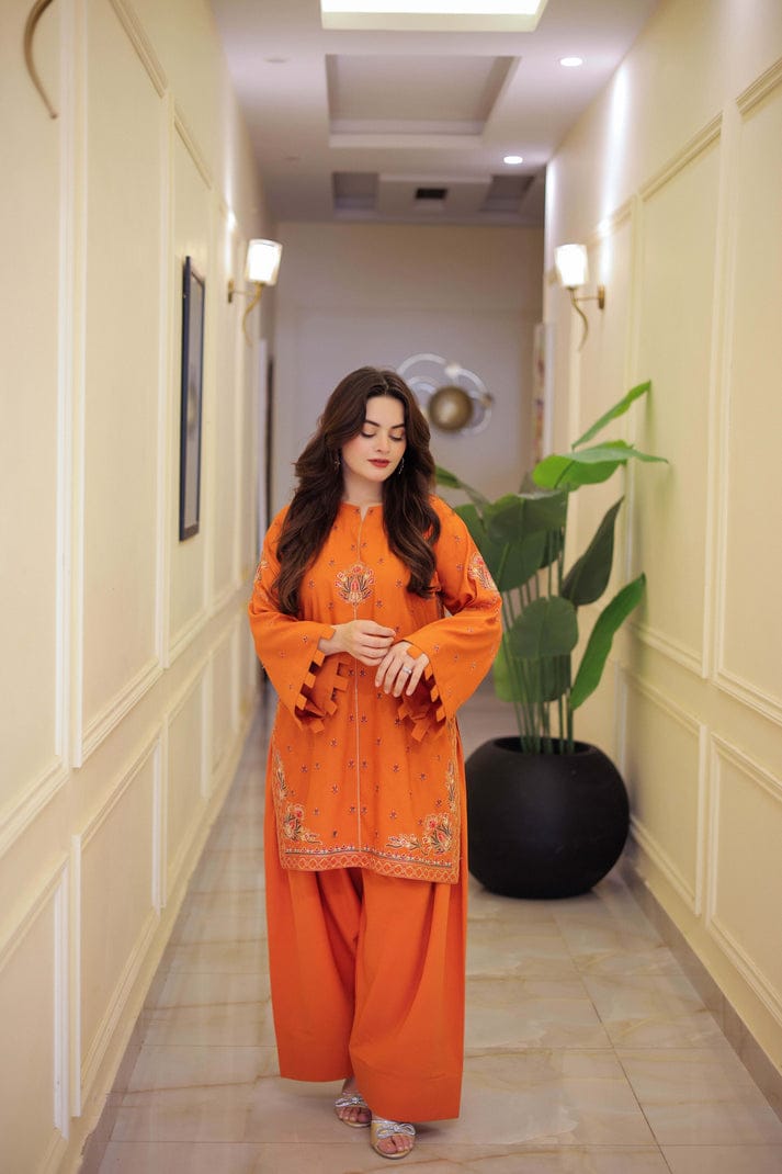 MISHELL FARSHI SHALWAR STITCHED FOR GIRLS