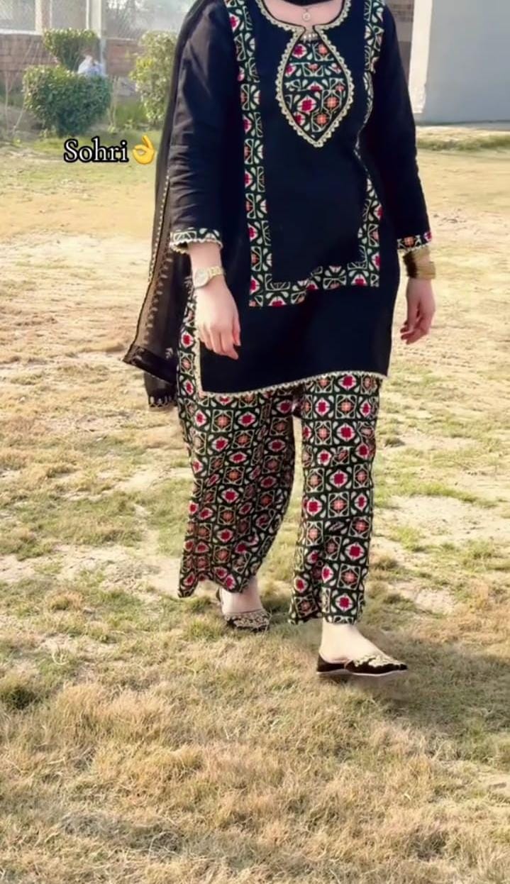 LAIBA CO-ORD SET STITCHED FOR GIRLS